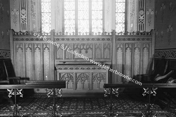 HEADFORD HOUSE  REREDOS IN MEMORY OF MARQUIS  ERECTID IN PROTESTANT CHURCH